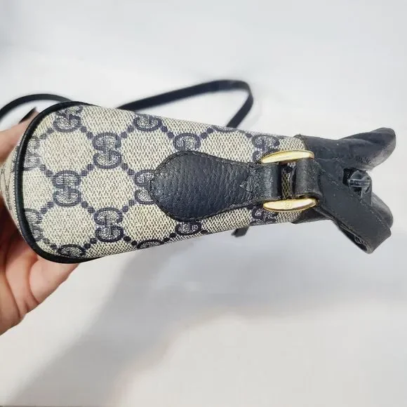 GUCCI Authentic Vintage Ophidia blue web  GG pvc leather web  bag - Picture 10 of 16